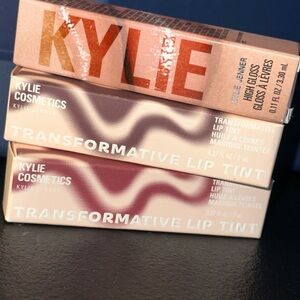 Kylie Cosmetics High Gloss and Lip Tint Set - Gold and Cream